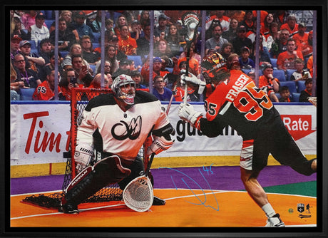 Dillon Ward Signed 20x29 Framed Canvas Colorado Mammoth - Frameworth Sports Canada 