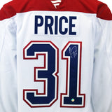 Carey Price Signed Jersey Montreal Canadiens White Fanatics Premium