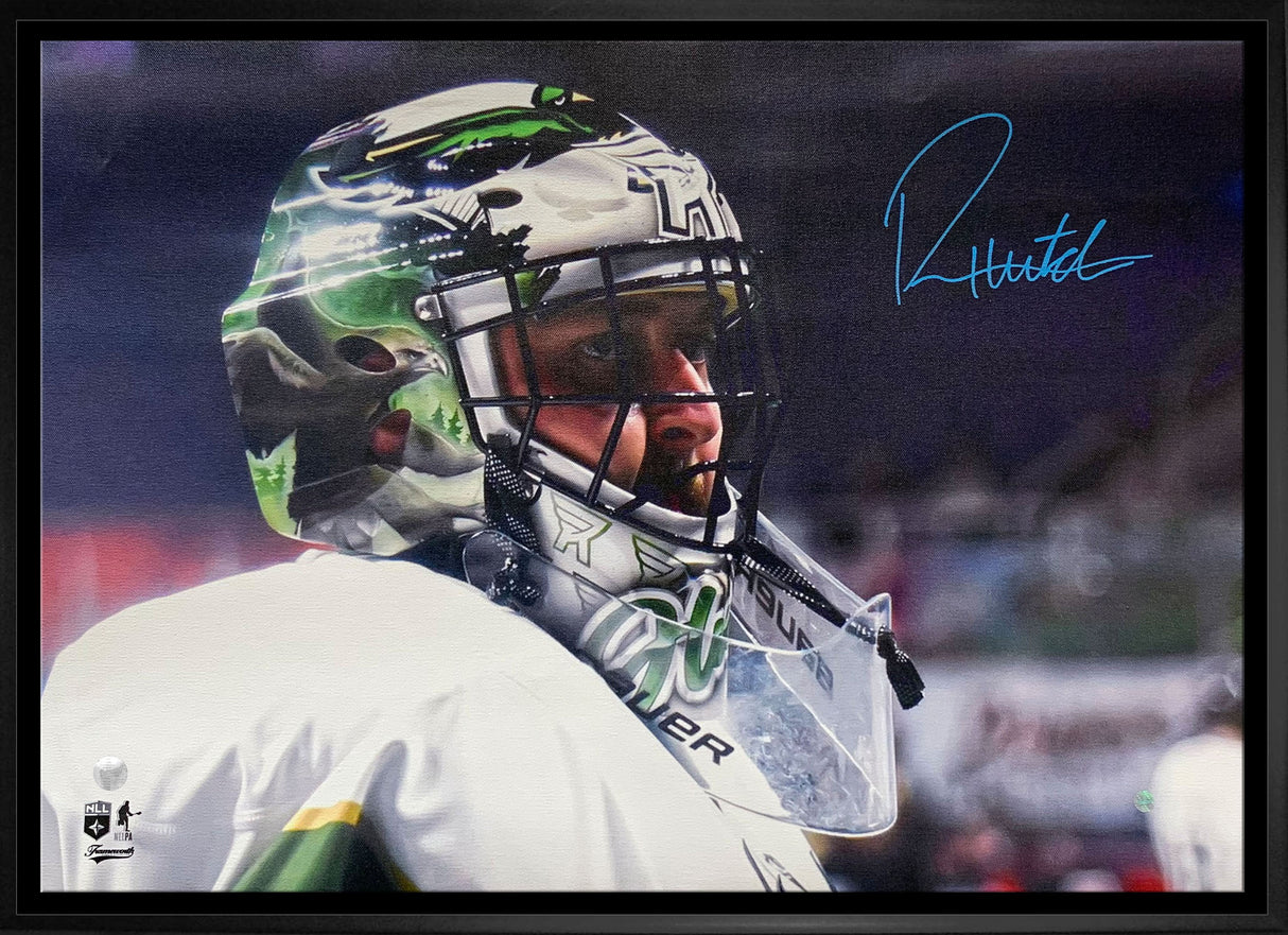 Riley Hutchcraft Signed 20x29 Framed Canvas Rochester Knighthawks