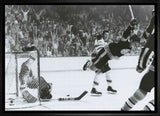 Bobby Orr 20x29 Framed Canvas Bruins The Goal-H