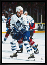 Doug Gilmour 20x29 Framed Canvas Maple Leafs Action-V