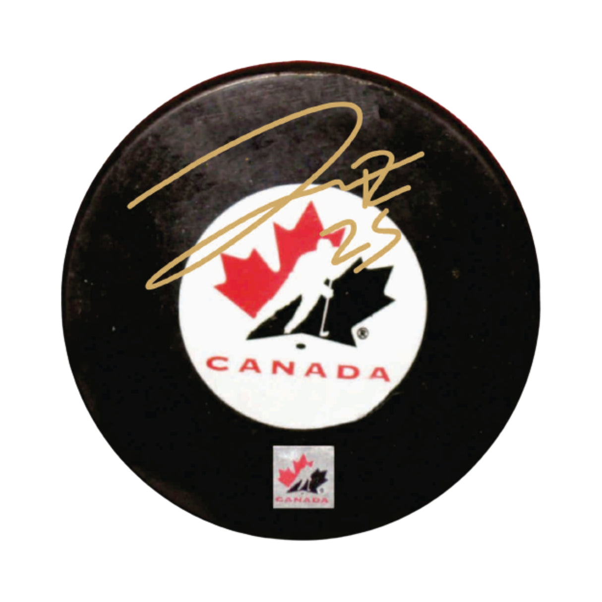 Darnell Nurse Signed Team Canada Puck - Frameworth Sports Canada 