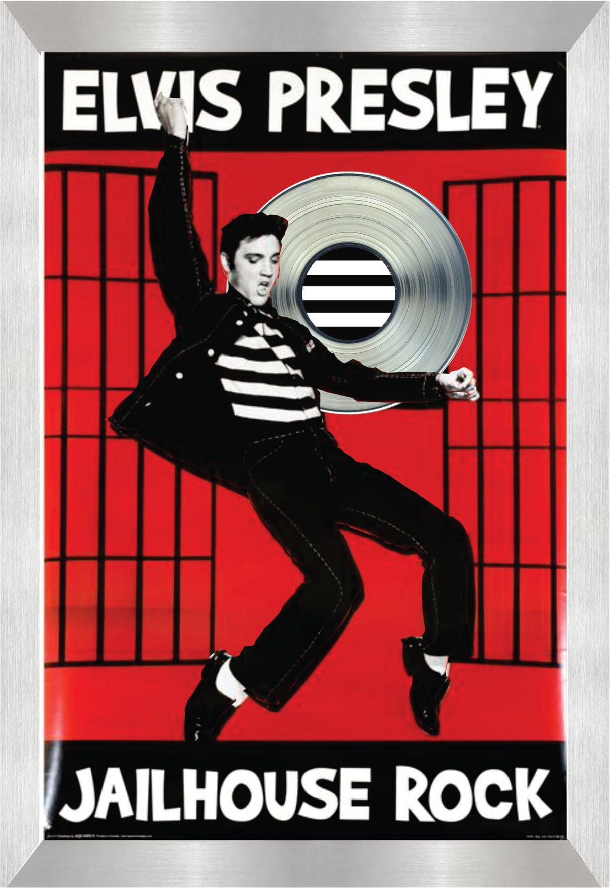 Elvis Presley Jailhouse Rock With Platinum LP