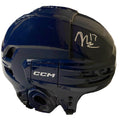 Malcolm Spence Signed Navy Blue Helmet CCM - Frameworth Sports Canada 