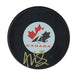 Malcolm Spence Signed Puck Team Canada - Frameworth Sports Canada 