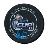 Malcolm Spence Signed OHL Cup Official Game Puck