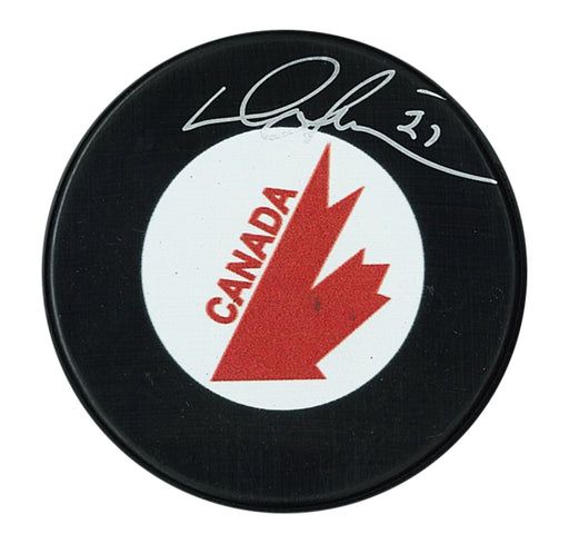 Darryl Sittler Signed Puck Canada Cup Autograph Series - Frameworth Sports Canada 