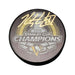 Kris Letang Signed Pittsburgh Penguins 2016 Stanley Cup Champions Puck - Frameworth Sports Canada 