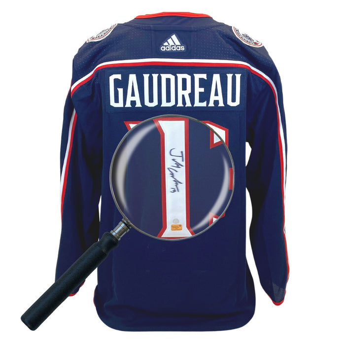 Johnny Gaudreau Signed Columbus Blue Jackets Adidas Auth. Jersey