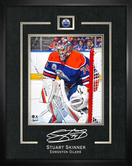 Stuart Skinner 16x20 Replica Signature Frame Oilers