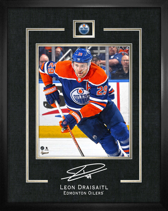 Leon Draisaitl 16x20 Replica Signature Frame Oilers