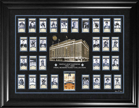 Maple Leaf Gardens Final Season Replica Ticket Set Framed Print - Frameworth Sports Canada 