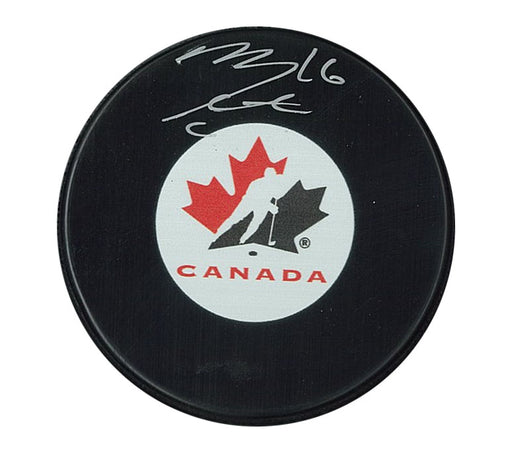 Mitch Marner Signed Puck Team Canada - Frameworth Sports Canada 