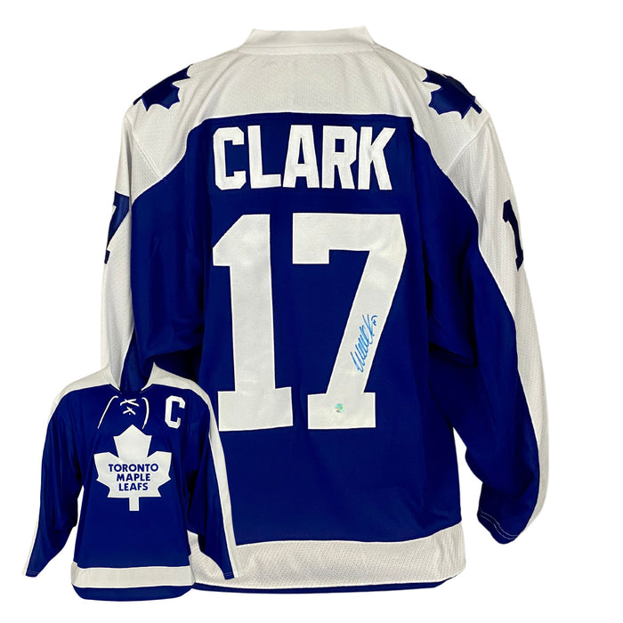 Wendel Clark Signed Jersey Toronto Maple Leafs Team Classic Adidas