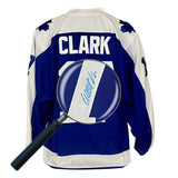 Wendel Clark Signed Jersey Toronto Maple Leafs Team Classic Adidas