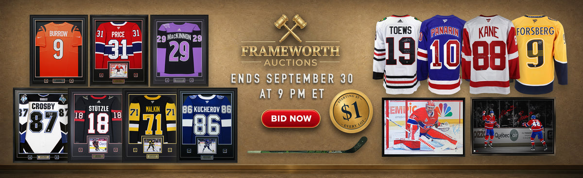 Frameworth Auctions A46 — ends September 30 at 9 PM ET