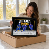 Buffalo Sabres Triple Player Collage PhotoGlass Frame 18x22