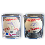 MLB Signed Baseball Set - Kiermaier Blue Jays & Hernandez Dodgers Official with Cases Bundle