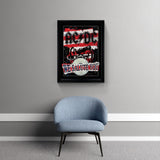 AC/DC Framed We Salute You Print with Platinum LP