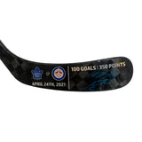 Mitch Marner Signed Toronto Maple Leafs Hockey Stick 100th Goal & 350th Point - AUCTION