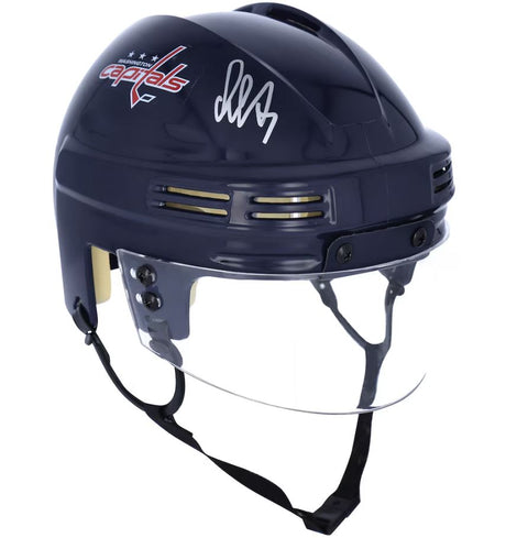 Alex Ovechkin Signed Navy Mini Helmet Washington Capitals - AUCTION