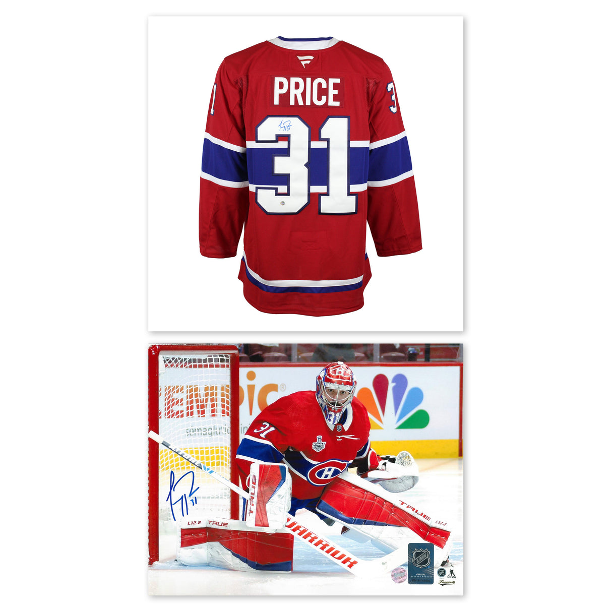 Carey Price Signed Montreal Canadiens Jersey and Signed 8x10 Bundle - AUCTION