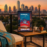 Dallas Host City Edition 19.5x28 Frame 2026 Officially Licensed FIFA World Cup Poster