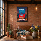 Dallas Host City Edition 19.5x28 Frame 2026 Officially Licensed FIFA World Cup Poster