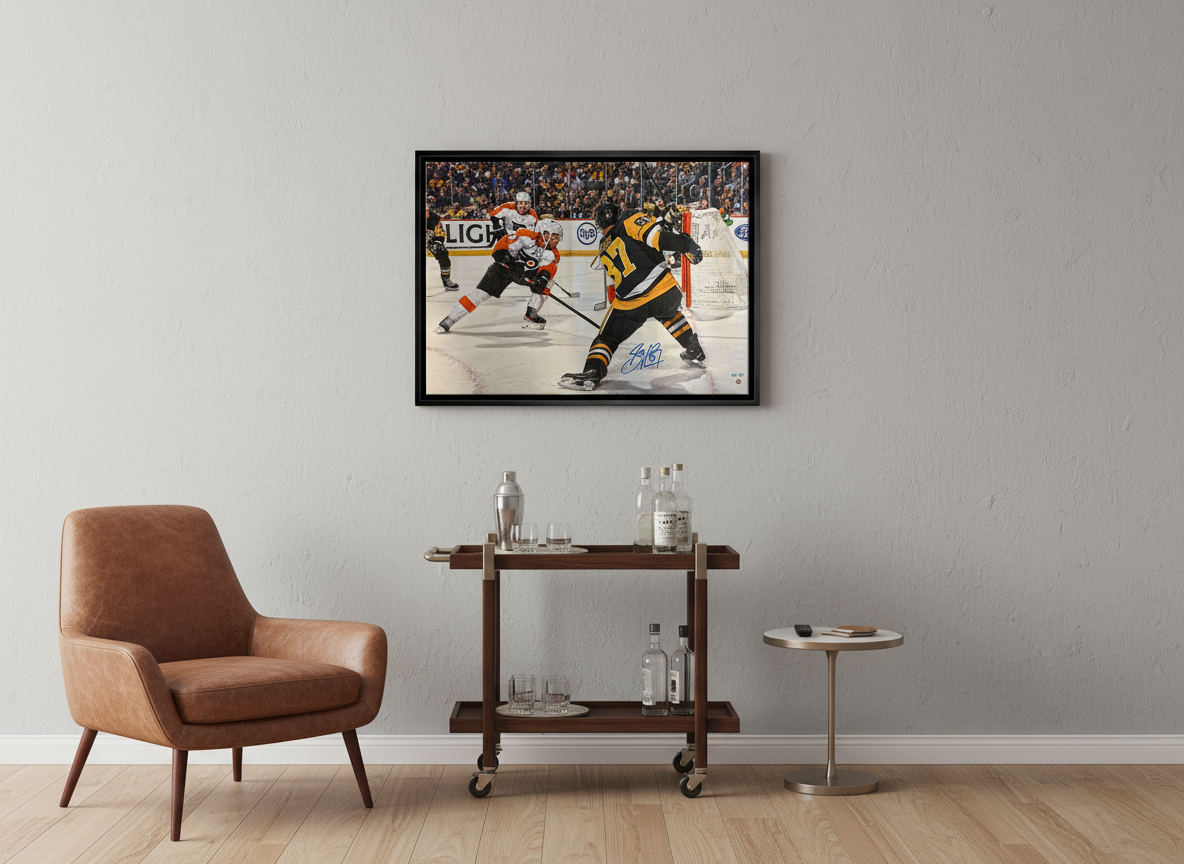 Sidney Crosby 500th Goal Shot Lifestyle