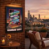 Kansas City Host City Edition 19.5x28 Frame 2026 Officially Licensed FIFA World Cup Poster