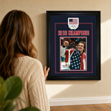 Jack Hughes Framed 16x20 Team USA  2026 Winter Olympics Gold Medal Celebration