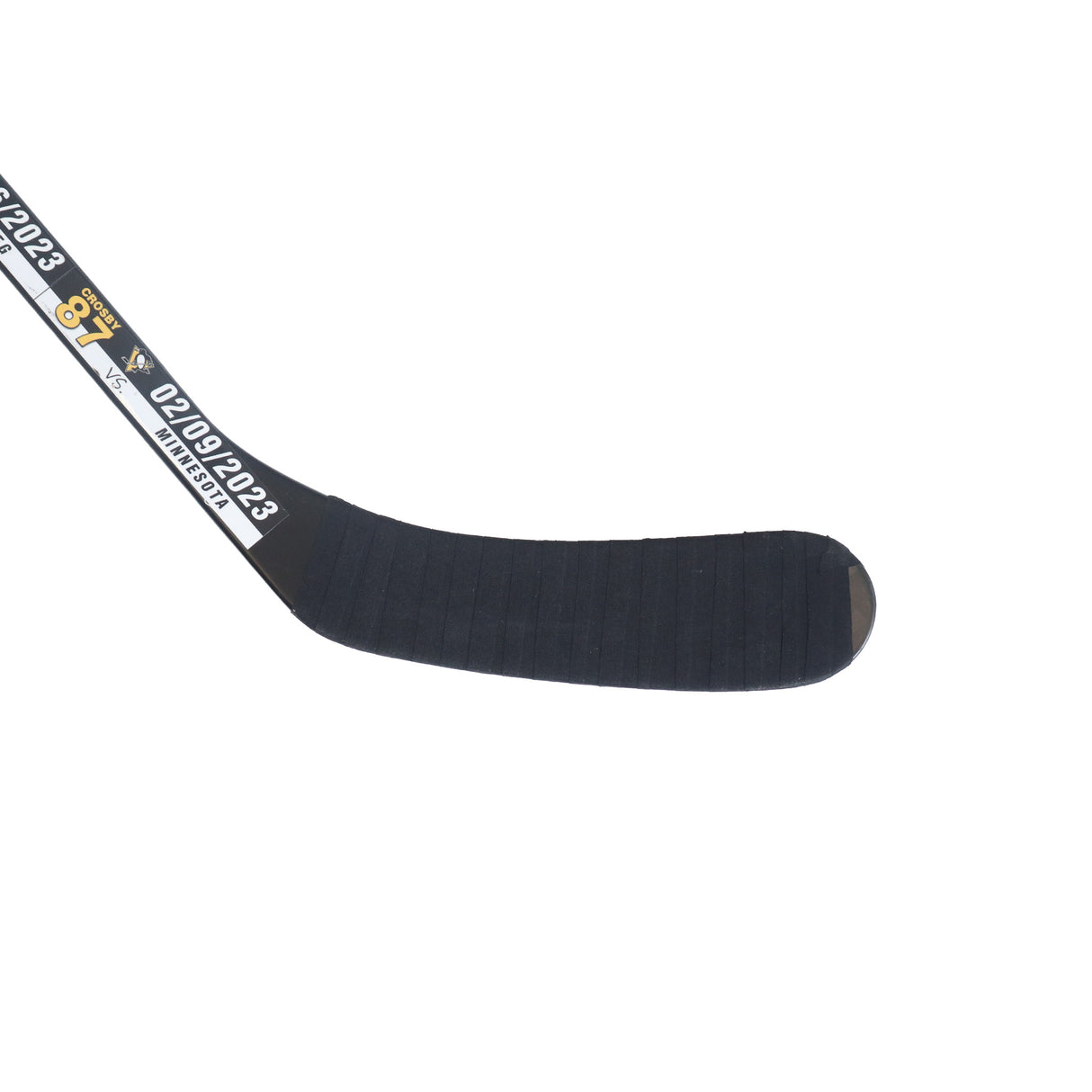 Sidney Crosby Signed Pittsburgh Penguins Multi-Game Used Stick vs Winnipeg Jets 02/06/2023 and Minnesota Wild 02/09/2023 ST-201 - AUCTION