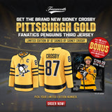 Auction - Sidney Crosby Signed Penguins 2025 Alternate Fanatics Premium Jersey (Limited Edition of 87) - AUCTION