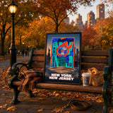 New York-New Jersey Host City Edition 19.5x28 Frame 2026 Officially Licensed FIFA World Cup Poster