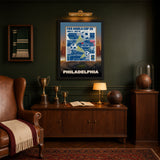 Philadelphia Host City Edition 19.5x28 Frame 2026 Officially Licensed FIFA World Cup Poster