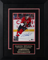 Jason Spezza Signed Ottawa Senators Framed Home 8x10 Photo with Etched Arena- AUCTION