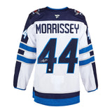 Clean jersey presentation on white background showcasing authentic fabric and signature detail