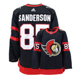 Jake Sanderson Signed Ottawa Senators Adidas Authentic Home Jersey