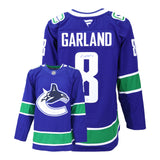Conor Garland Signed Vancouver Canucks Fanatics Premium Home Jersey
