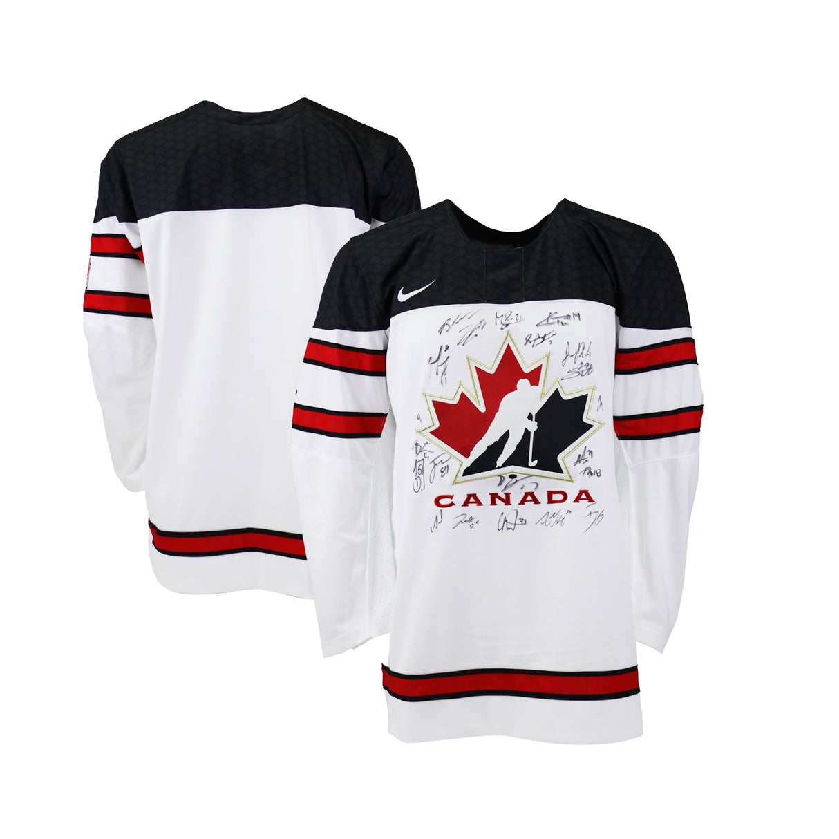 2019 IIHF Mens World Championship Team Canada Multi-Signed Jersey