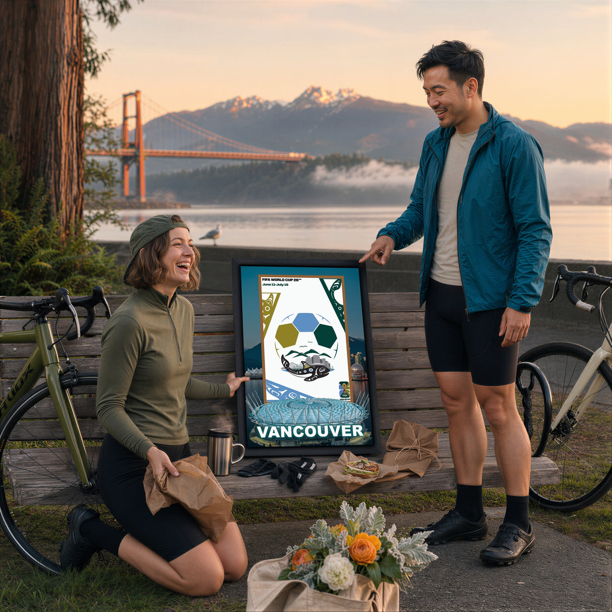 Vancouver Host City Edition 19.5x28 Frame 2026 Officially Licensed FIFA World Cup Poster