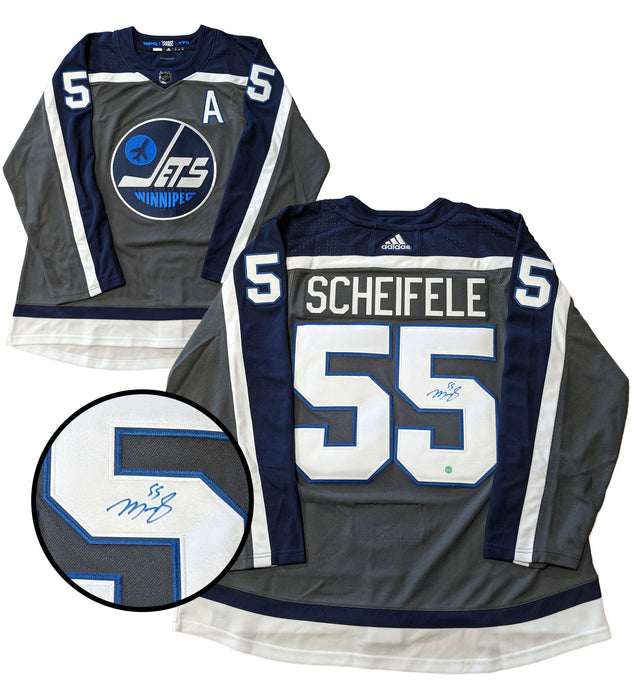 Mark Scheifele Signed Framed Winnipeg Jets Reverse Retro Authentic Jersey - Frameworth Sports Canada 