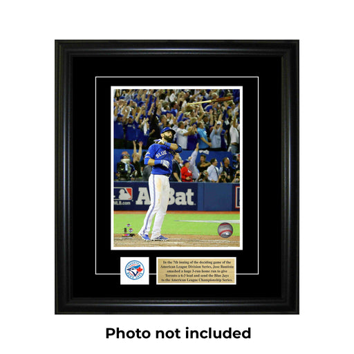 8x10" Photo Framed w/ Pin and Plate at Bottom - Frameworth Sports Canada 